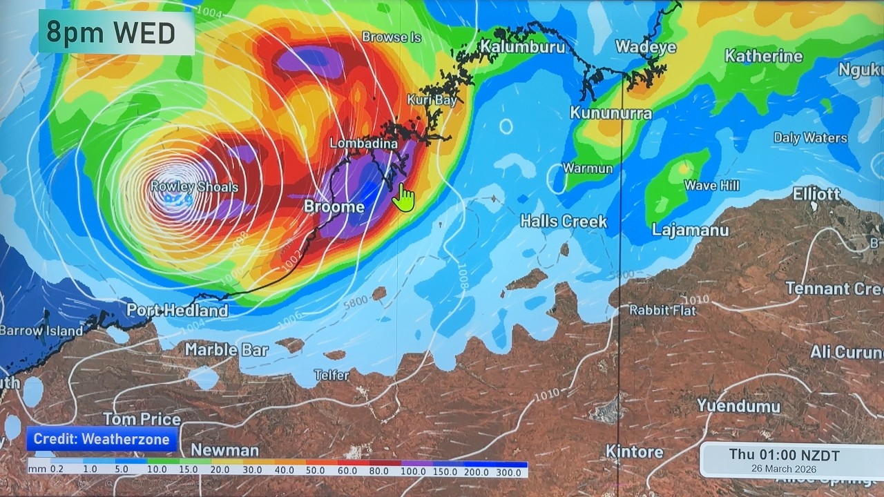 Австралия: [Обновление в воскресенье] Циклон Нарелле (Северная территория, затем Западная Австралия)