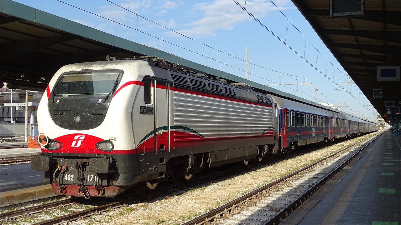 GLI ULTIMI INTERCITY NOTTE EFFETTUATI CON E402B IN ADRIATICA!