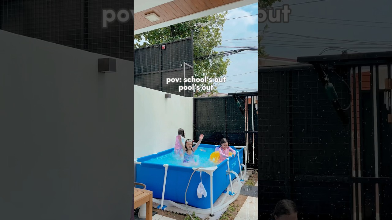 INTEX POOL | Intex Rectangular Frame Pool 3m x 2m x 75cm | Summer Break | Truly Tara