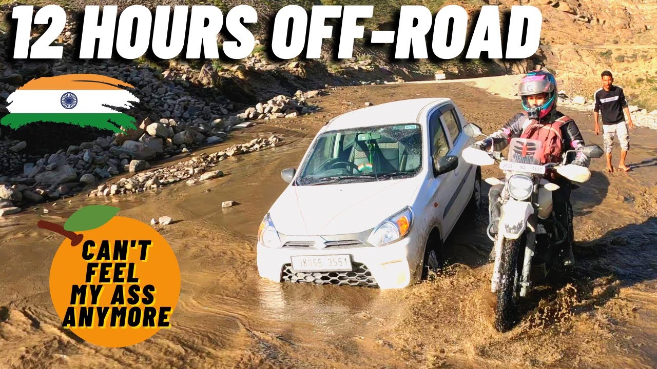 BU NASIL BİR YOL? K*çımız Parçalandı! 12 saat Off-Road Motosiklet Sürüşü/ Hindistan Motovlog #44