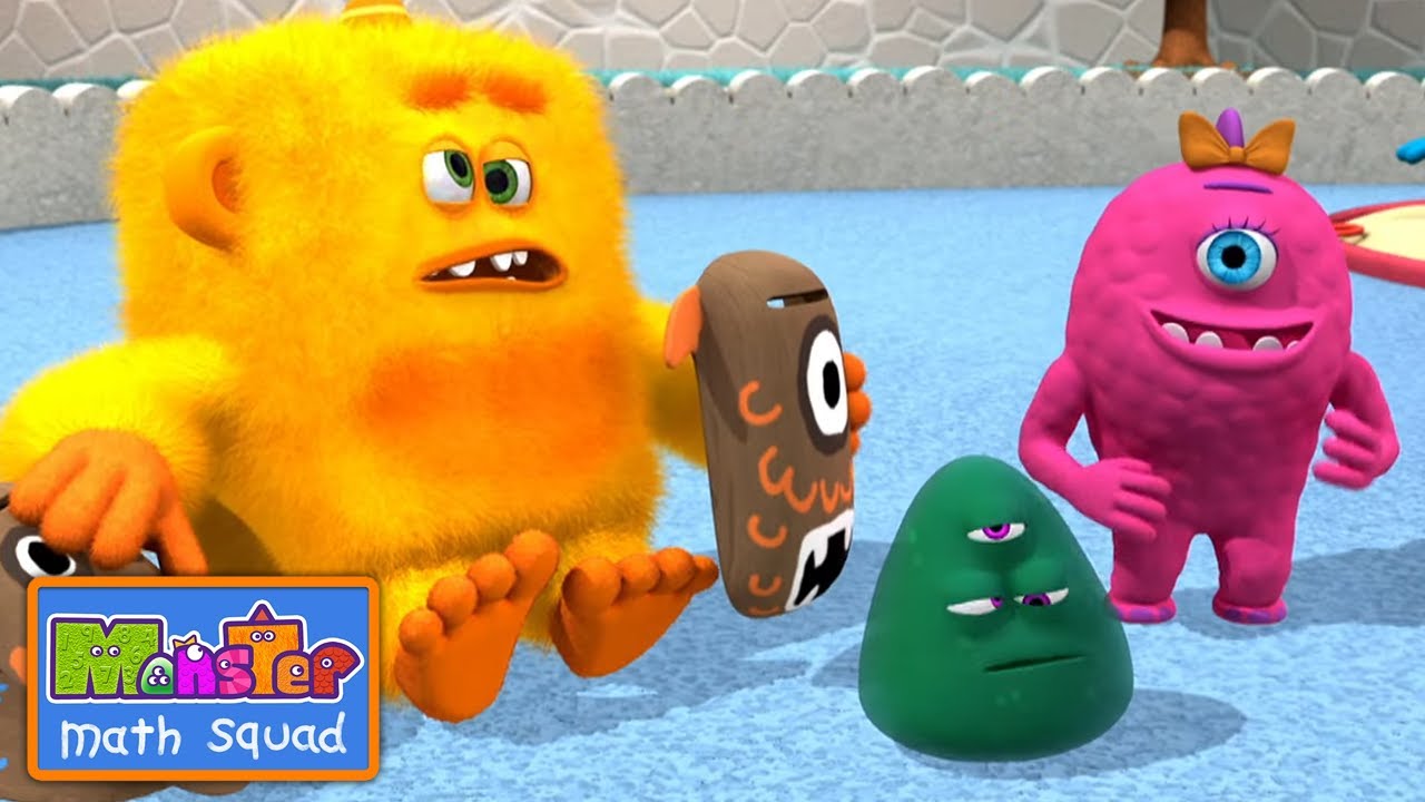 Scary Face Picture Day | Learning Math Made Fun! | Monster Math Squad