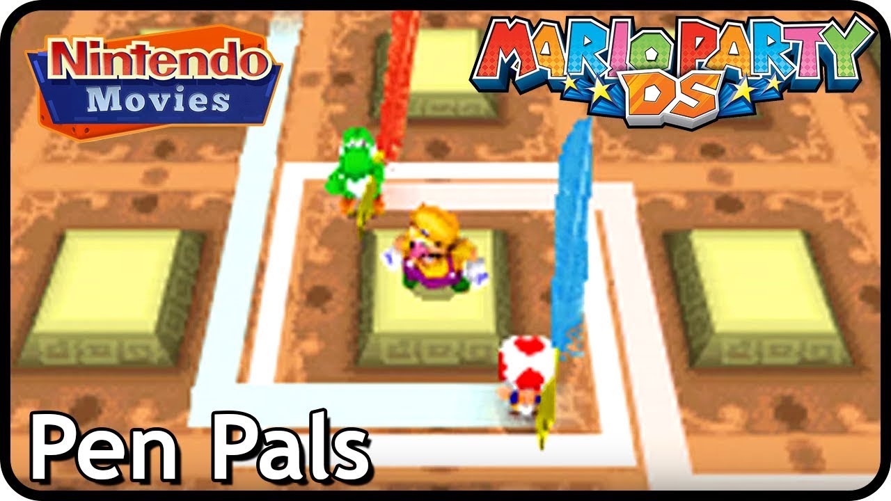 Mario Party DS - Pen Pals (2 Players, Expert, Toad & Yoshi vs Wario and Daisy)