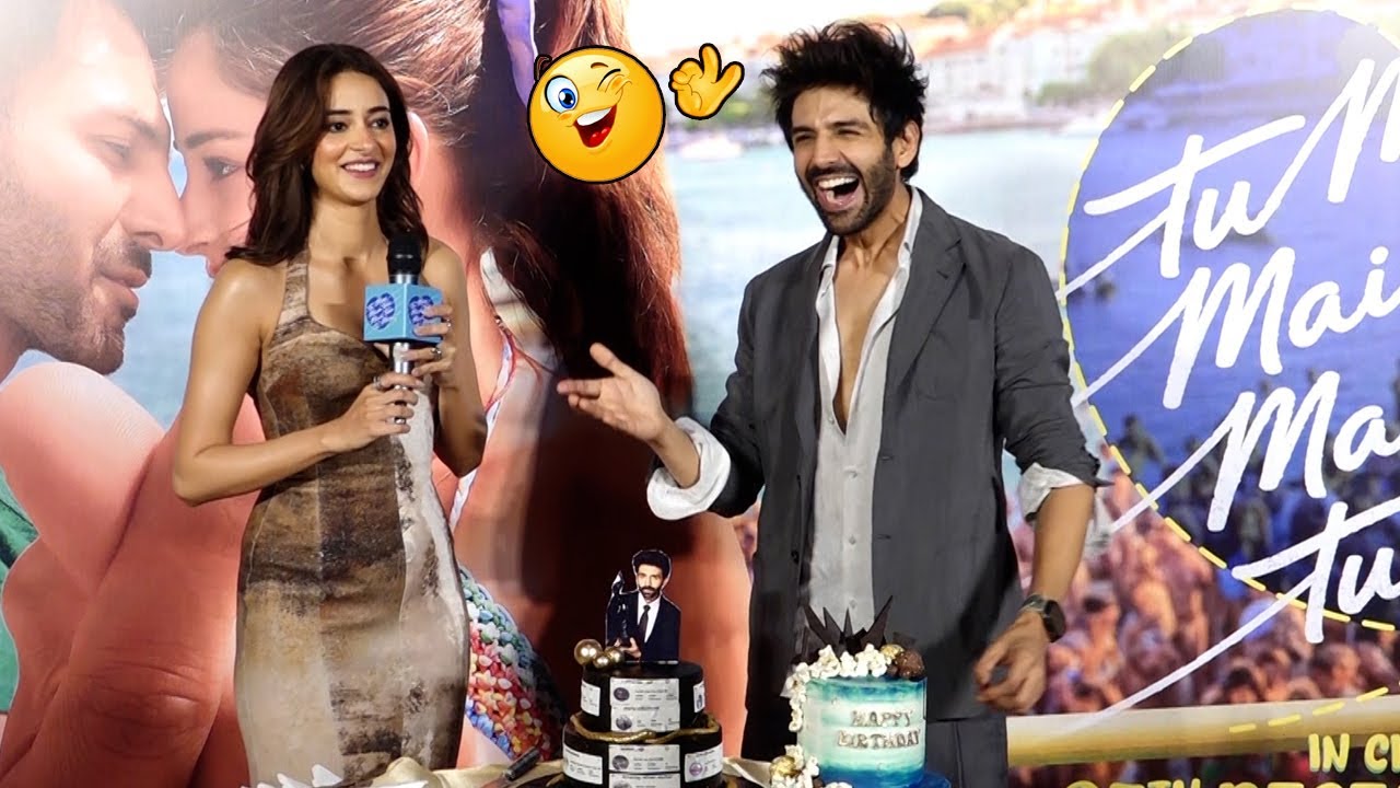 Kartik Aaryan & Ananya Pandey Release Teaser Of Their Film Tu Meri Main Tera Main Tera Tu Meri 👌