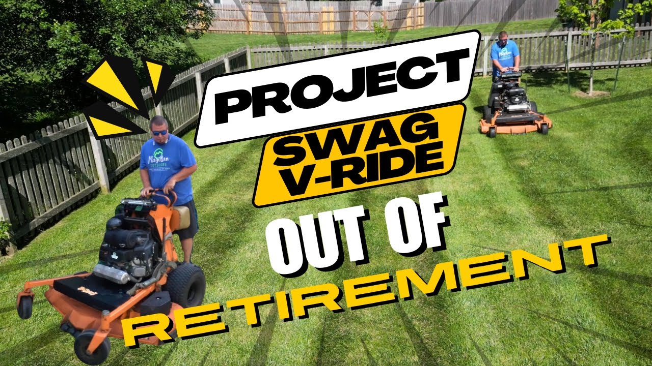 Original Scag V-Ride is Back! ► Lawn Care Swag VRide Mowing Grass Out of Retirement