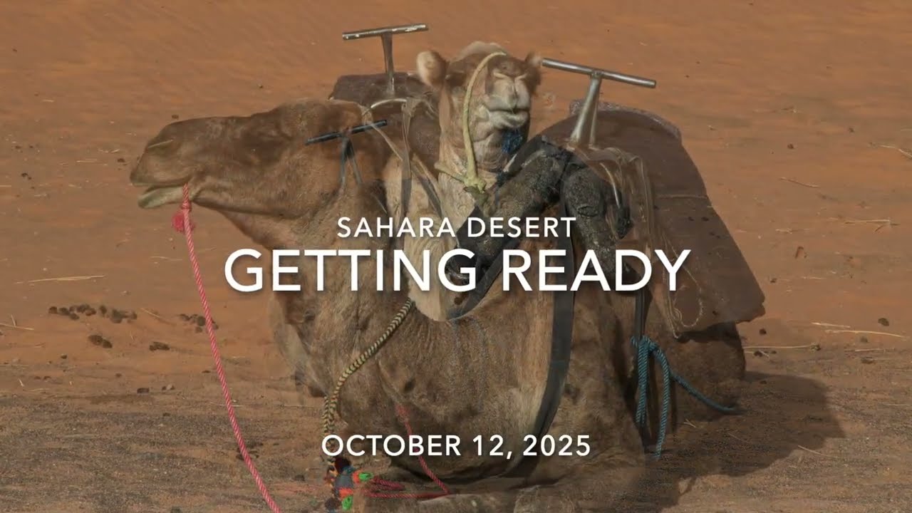 Day 6.  Sahara Desert - Getting Ready 10/12/25
