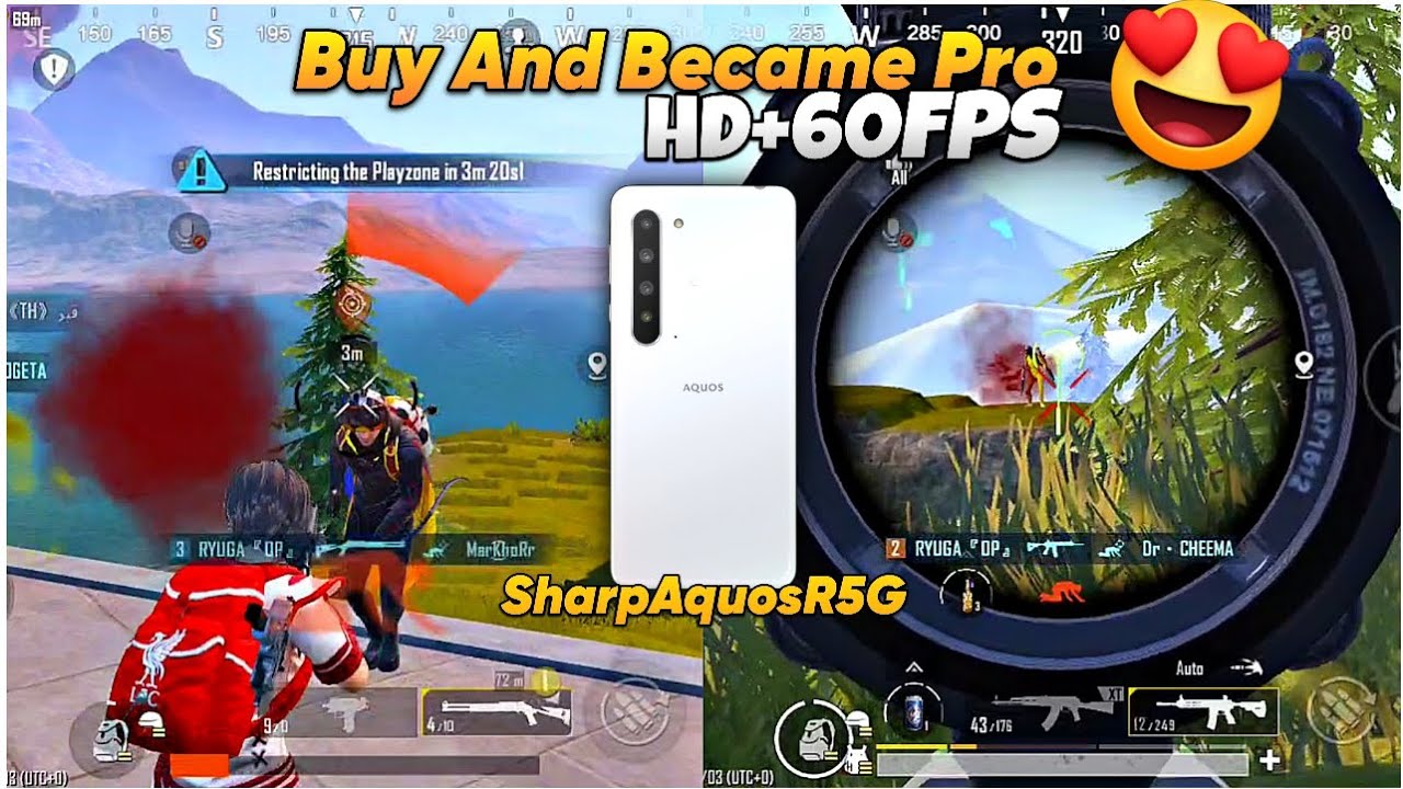 Sharp Aquos R5G So Smooth Stable 60FPS / livik Gameplay/ PUBG MOBILE