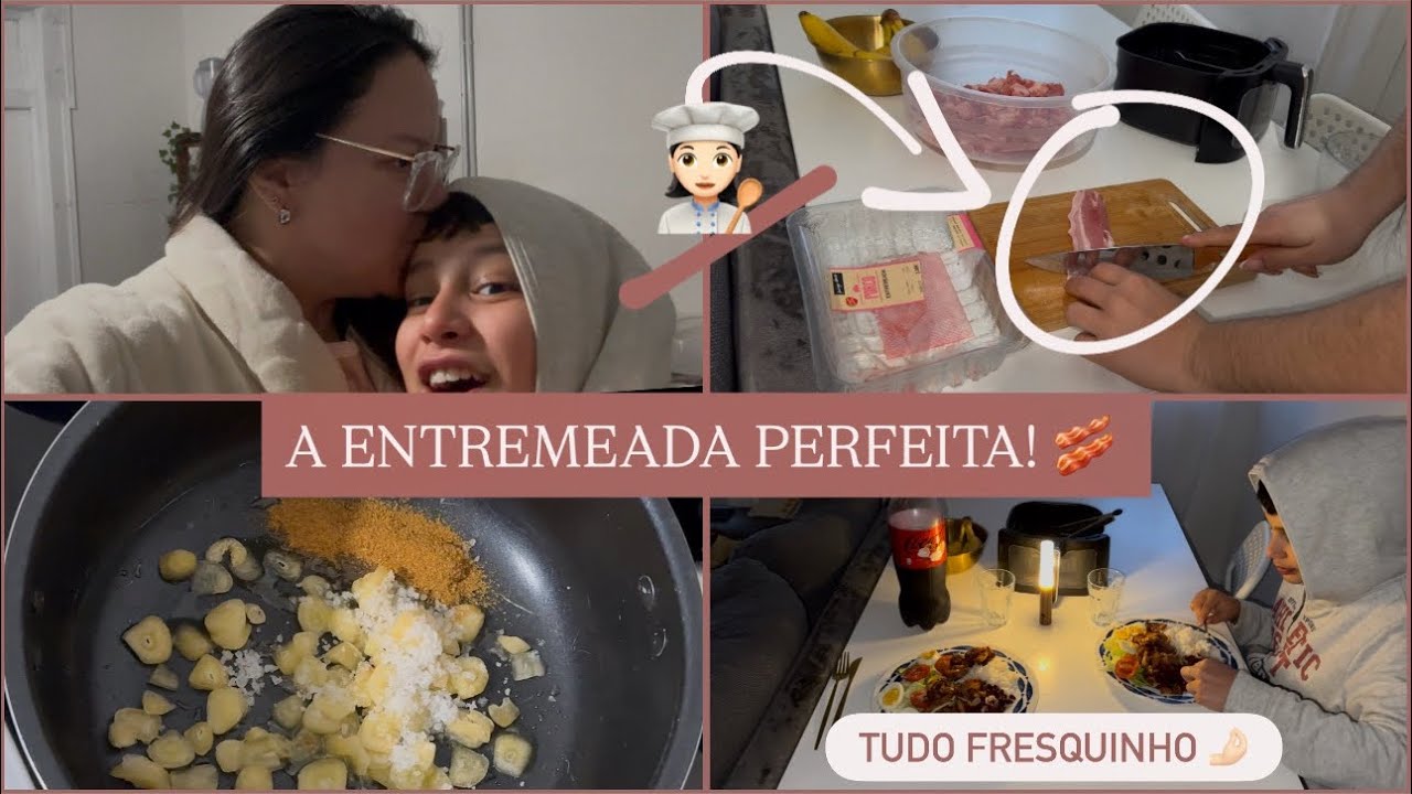 RECEITA DA MELHOR ENTREMEADA FO MUNDO E É TÃO FÁCIL, FAÇAM! 👩🏻‍🍳 FALTOU ENERGIA 🫩 [VLOG 🏚️]