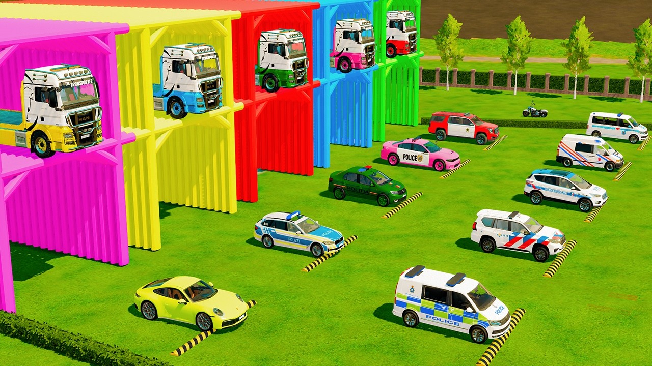 BIGGEST EMERGENCY TRANSPORT EVER! POLICE + AMBULANCE ON MERCEDES 🚛 | FS22