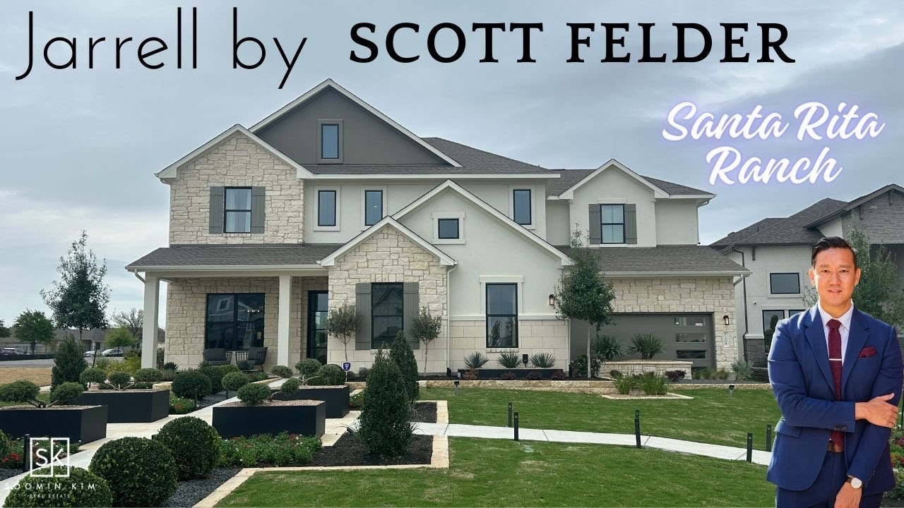 Scott Felder Jarrell Plan | 3,800 SF | 4 Bed | Santa Rita Ranch | Model Home Tour | Multi-Gen Suite