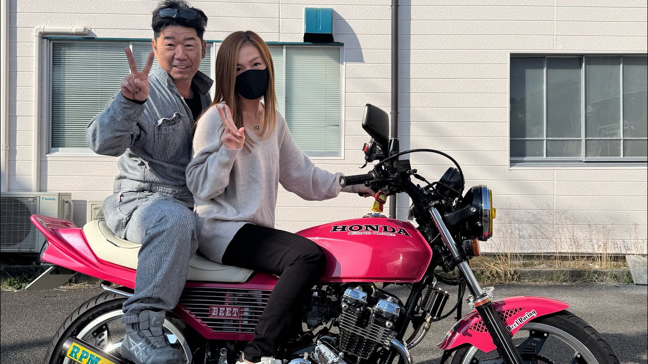 祥子親衛隊が行く‼️必見❗️第3弾最終章。1dayレストア企画❗️どんな仕上がりなのか？気になるぅ〜😆＃祥子親衛隊＃syousei＃cbx400f#旧車女子 #レストア