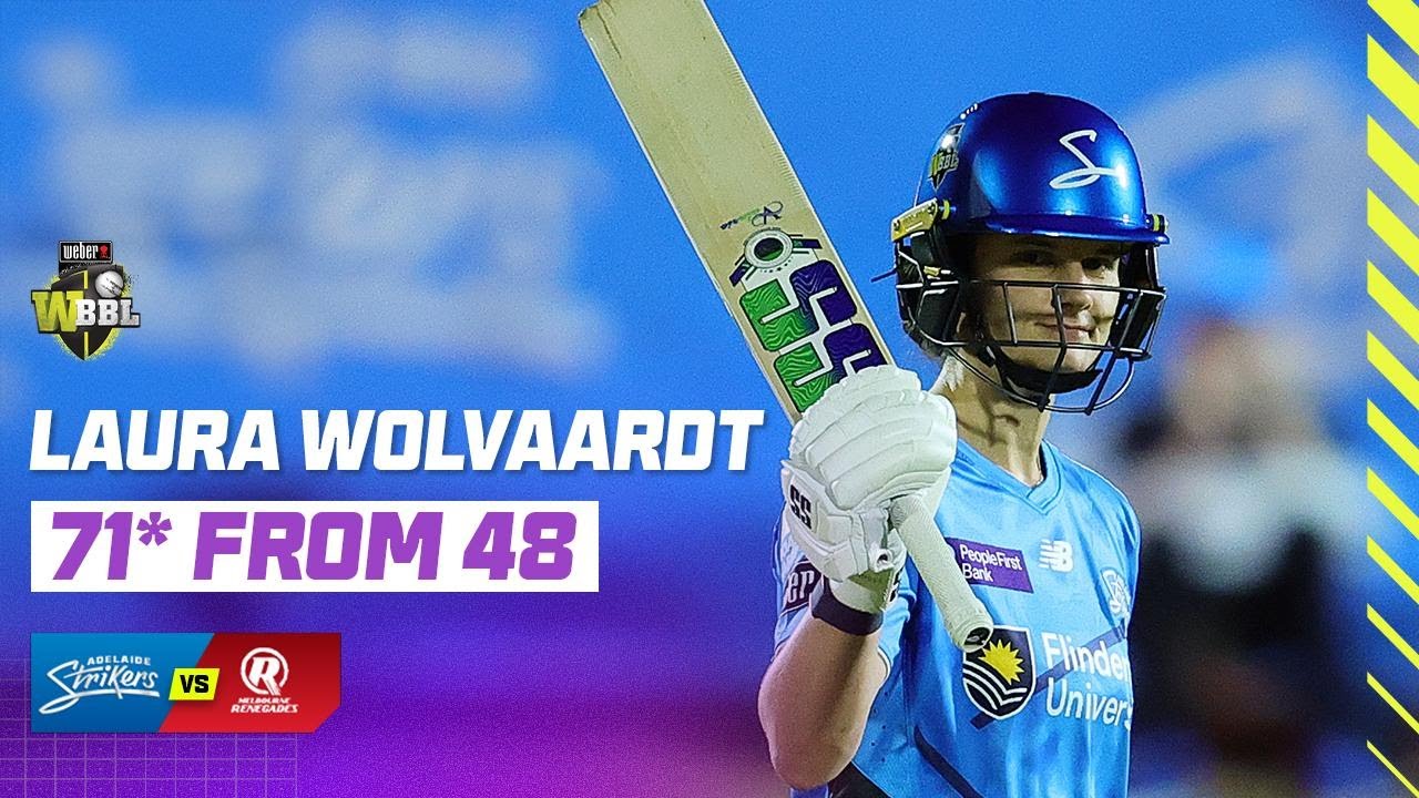 Laura Wolvaardt Dominates with Classy 71* from 48 balls | 