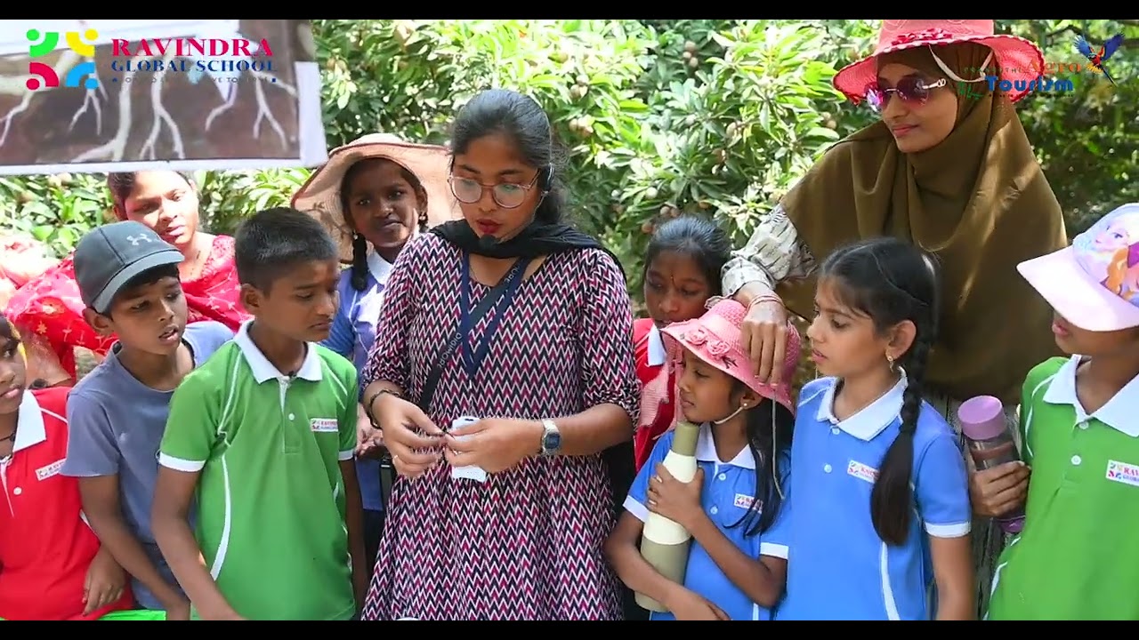 RAVINDHRA GLOBAL SCHOOL   A Day in Life as Farmer at  PRAKRUTHI