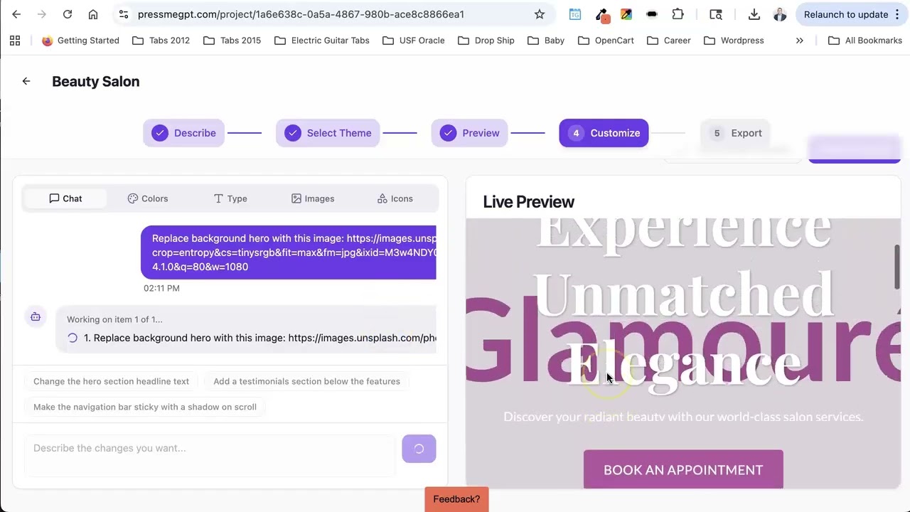 How to design and build a wordpress theme with AI (even if your not a web designer)