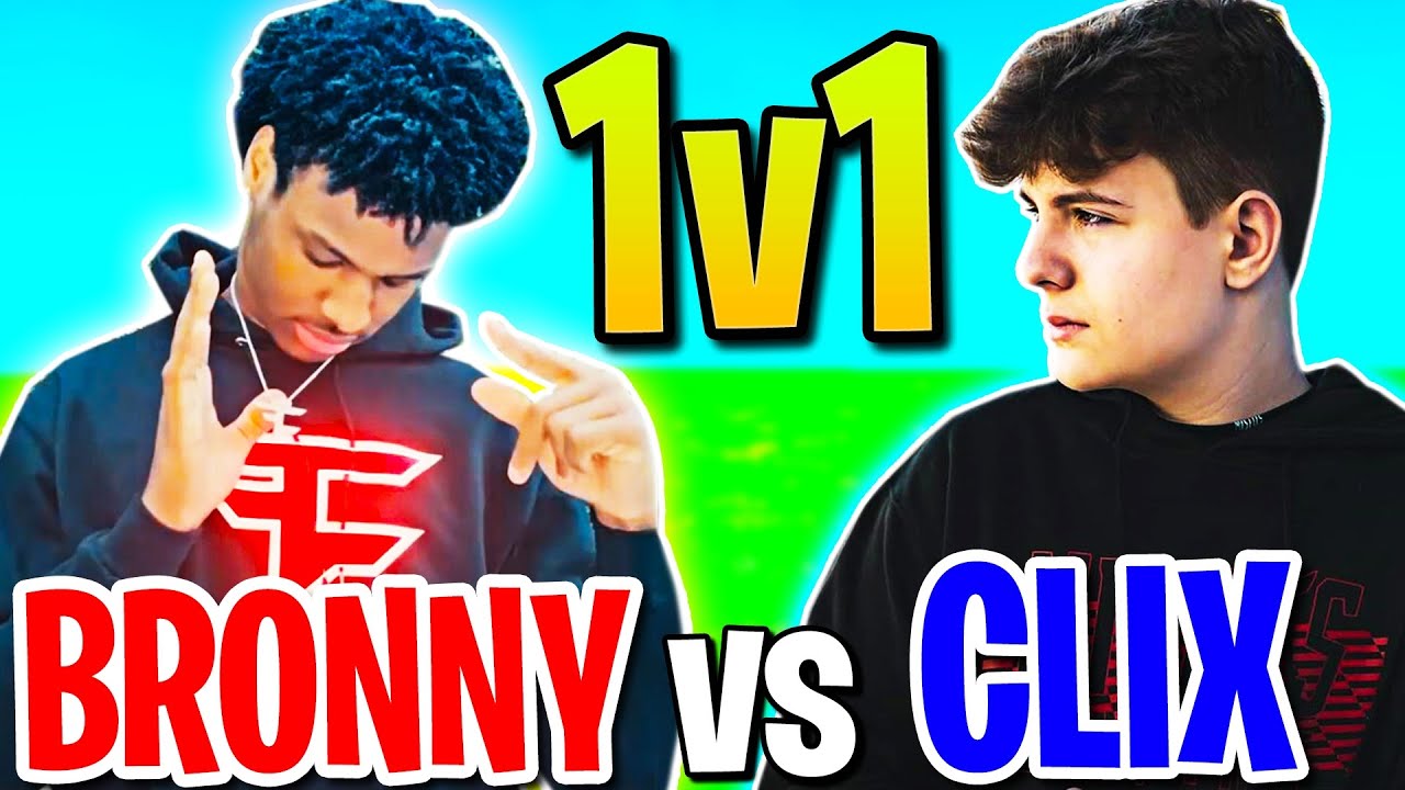 CLIX 1v1 LeBron James Jr (FaZe BRONNY) & THIS HAPPENED! (Fortnite)