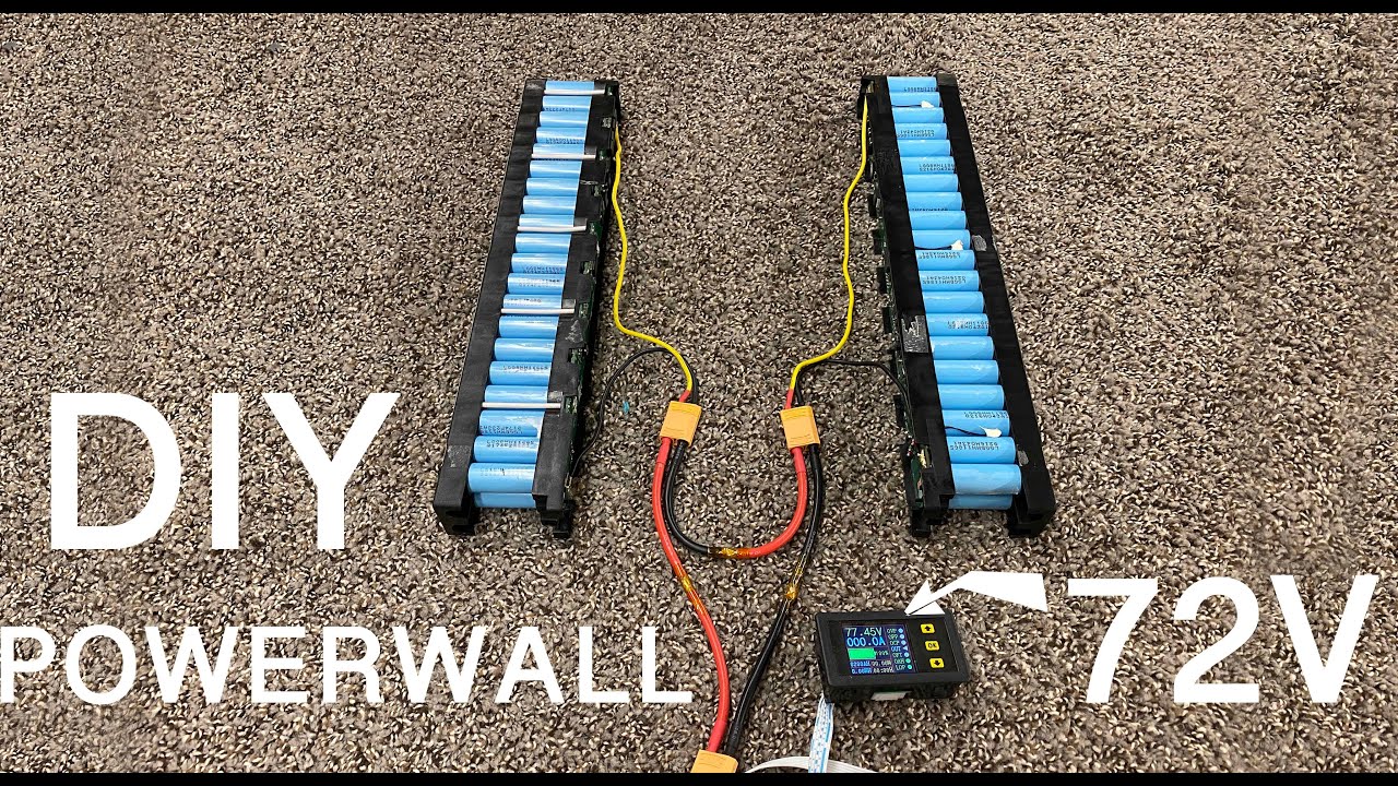Im building a 72v Powerwall using the LGMH1 Battery Packs
