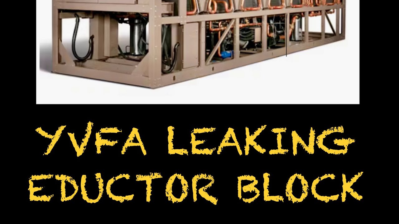 York YVFA Air Cooled chiller leak repair #chiller  #hvac #hvachacks #howto