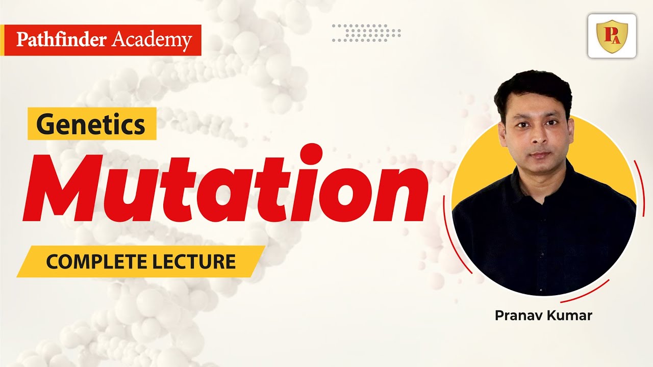 Mutation | Genetics | Pranav Kumar | CSIR NET | GATE | DBT | ICMR | IIT JAM | Pathfinder Academy
