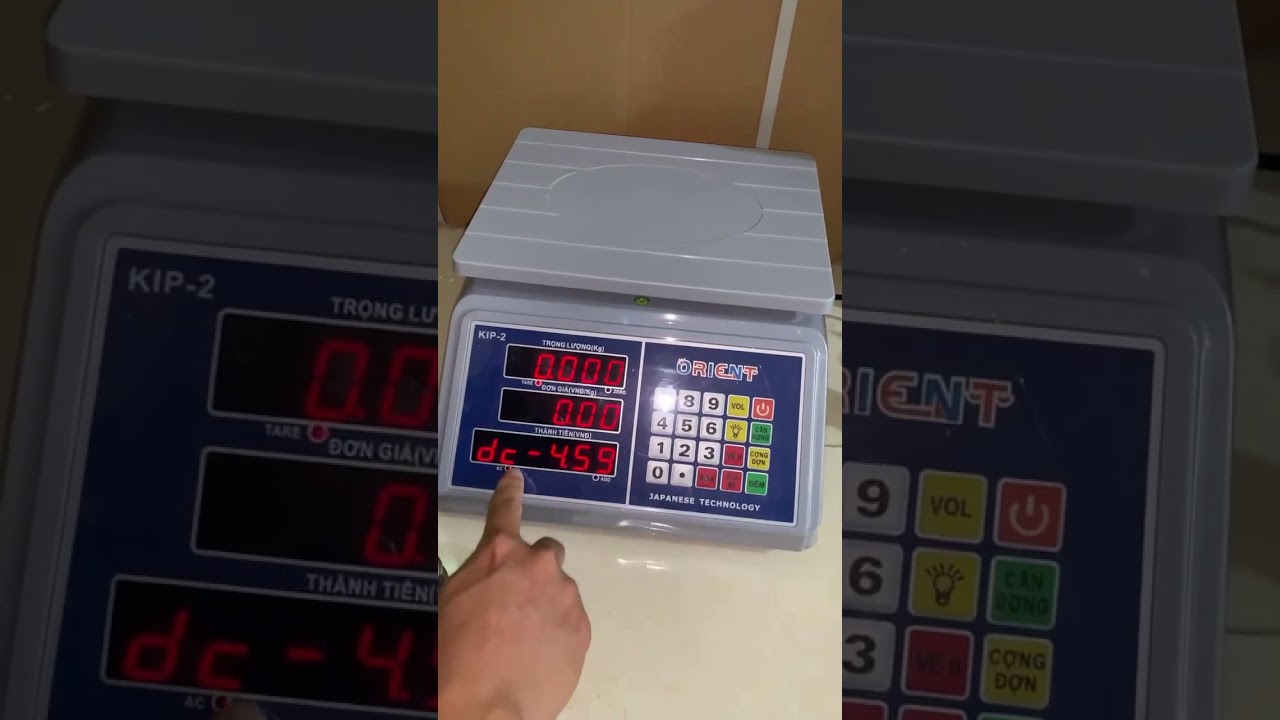 HƯỚNG DẪN SỬ DỤNG C&Acirc;N T&Iacute;NH TIỀN KIP-2