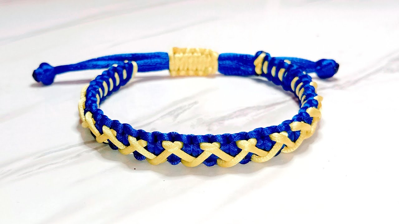 DIY Paracord Bracelet Square Knot | Paracord Bracelet Tutorial | Cara Membuat Gelang Tali
