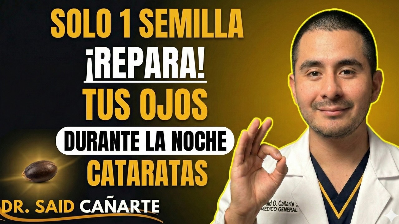 MAYORES +50: La Semilla que REPARA tus Ojos mientras Duermes (¡Solo 1 Cucharada!)