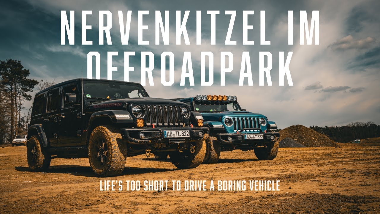 Festgefahren im Schlamm - Jeep Couple im Offroadpark Böser Wolf