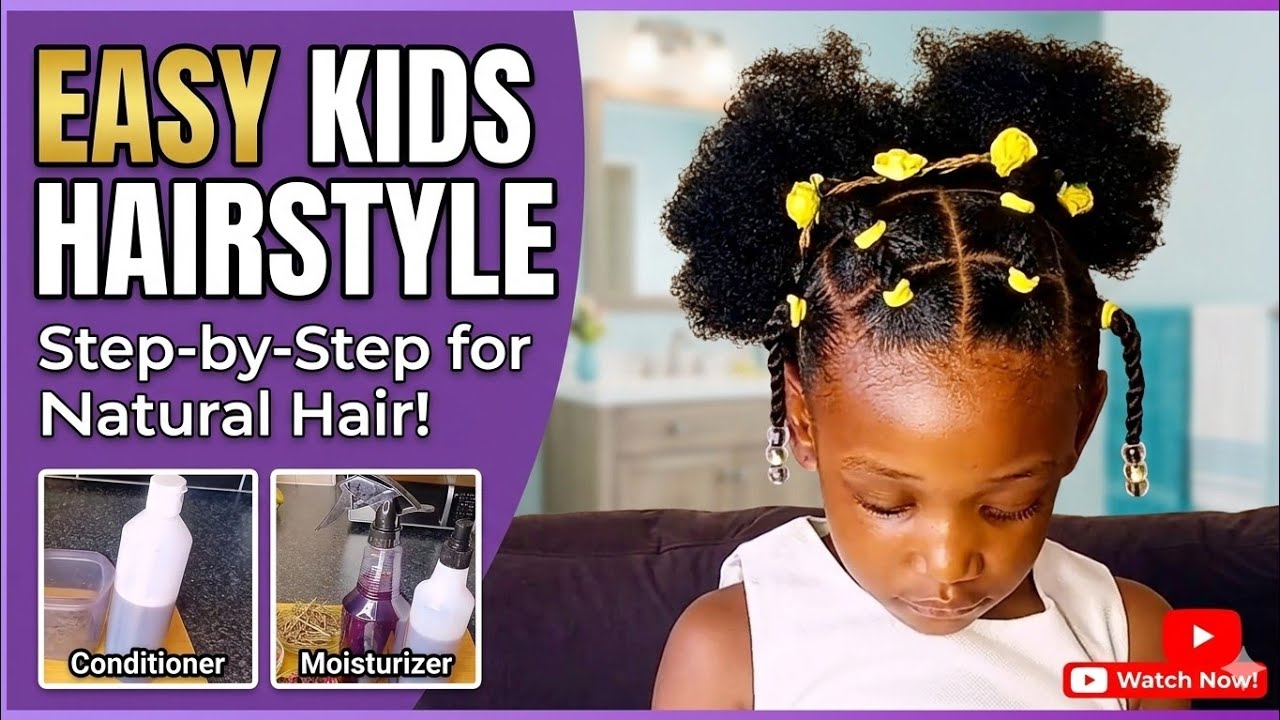 Easy kids hairstyle