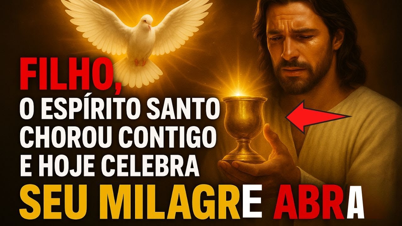 🕊️ O Espírito Santo ESTÁ CLAMANDO POR VOCÊ SEM PARAR, OUÇA AGORA!