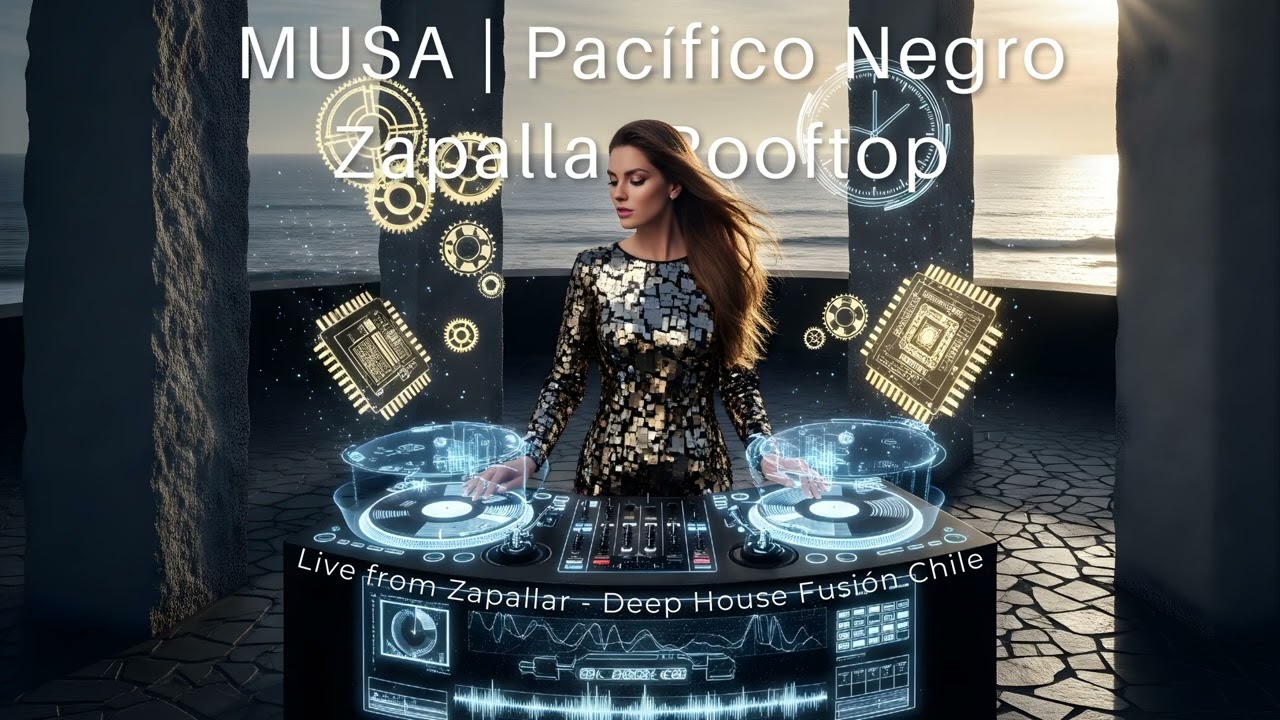 Pacífico Negro 🌑 MUSA at Zapallar Rooftop | Deep House & Andean Chill Mix 2026 • Chile Digital Tour