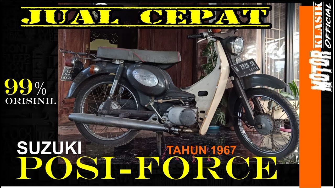 Jual motor klasik super langka ,suzuki posi force 50 cc thn 67  ,35 jt nego @motorklasikofficial