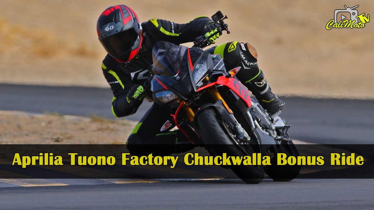 2019 Aprilia Tuono Factory Chuckwalla Raceway Bonus Ride