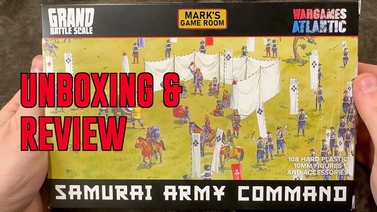 Распаковка Wargames Atlantic Samurai Army Command
