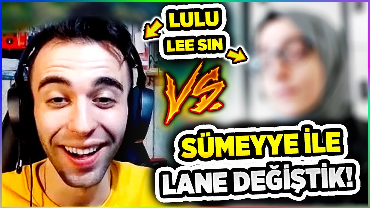 SÜMEYYE İLE LANE DEĞİŞTİK!! ONA ZORLA LEE SIN OYNATTIM!! RASHER SUP SÜM JUNGLE!!
