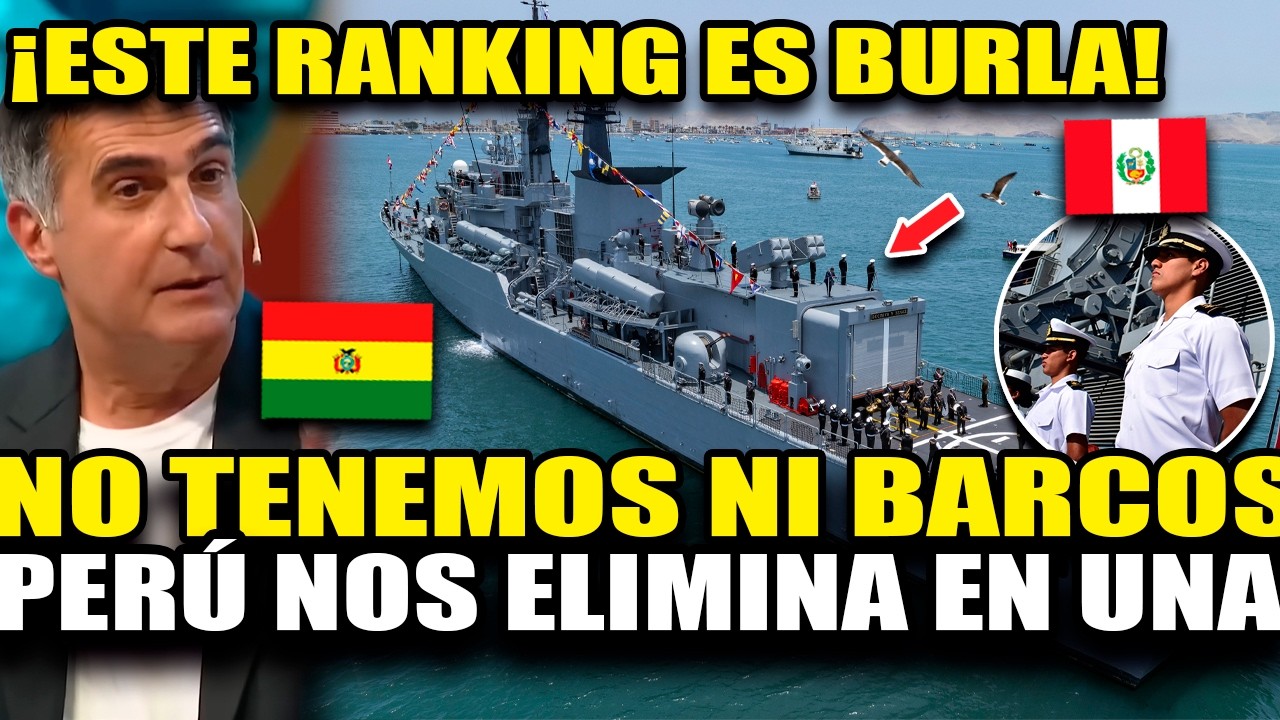 Bolivianos RECONOCEN la FUERZA NAVAL del PERÚ y CRITICAN la suya tras  REVELARSE nuevo RÁNKING