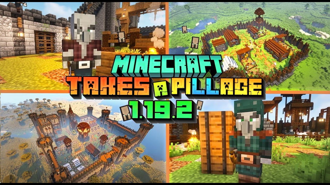 Моды на майнкрафт 1.19.2 / Моды для выживания 1.19 / It Takes a Pillage 1.19.2