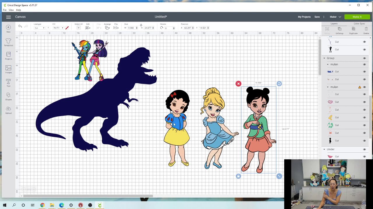 Larger Than Mat Cricut Design Space Tutorials: How To Create A DIY Off the Mat Design For Beginners