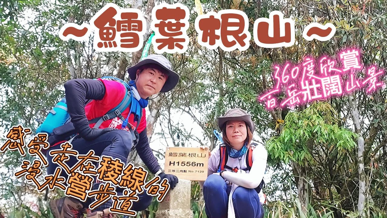 【鱈葉根山+真笠山/東北峰/東南峰】途中制高點與稜線有360度全景壯闊絕美山景，全程路段像是走在稜線的浸水營步道~