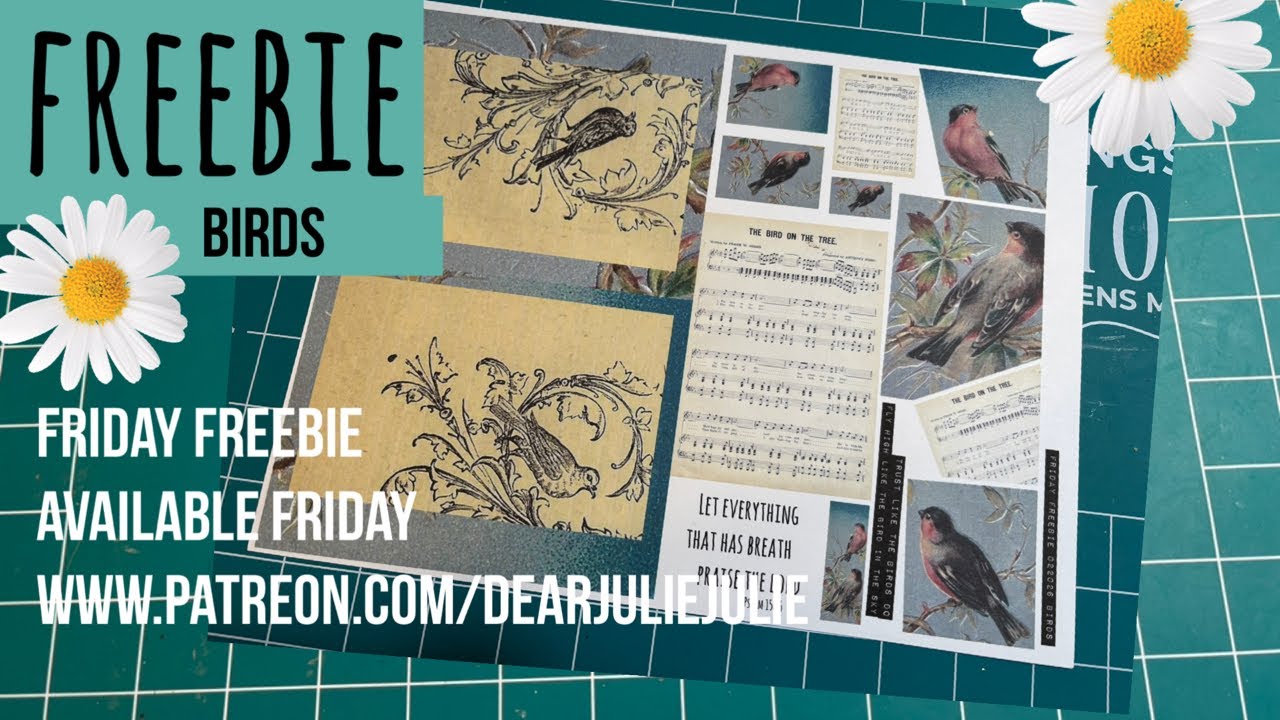 Friday Freebie Embellishments and more!