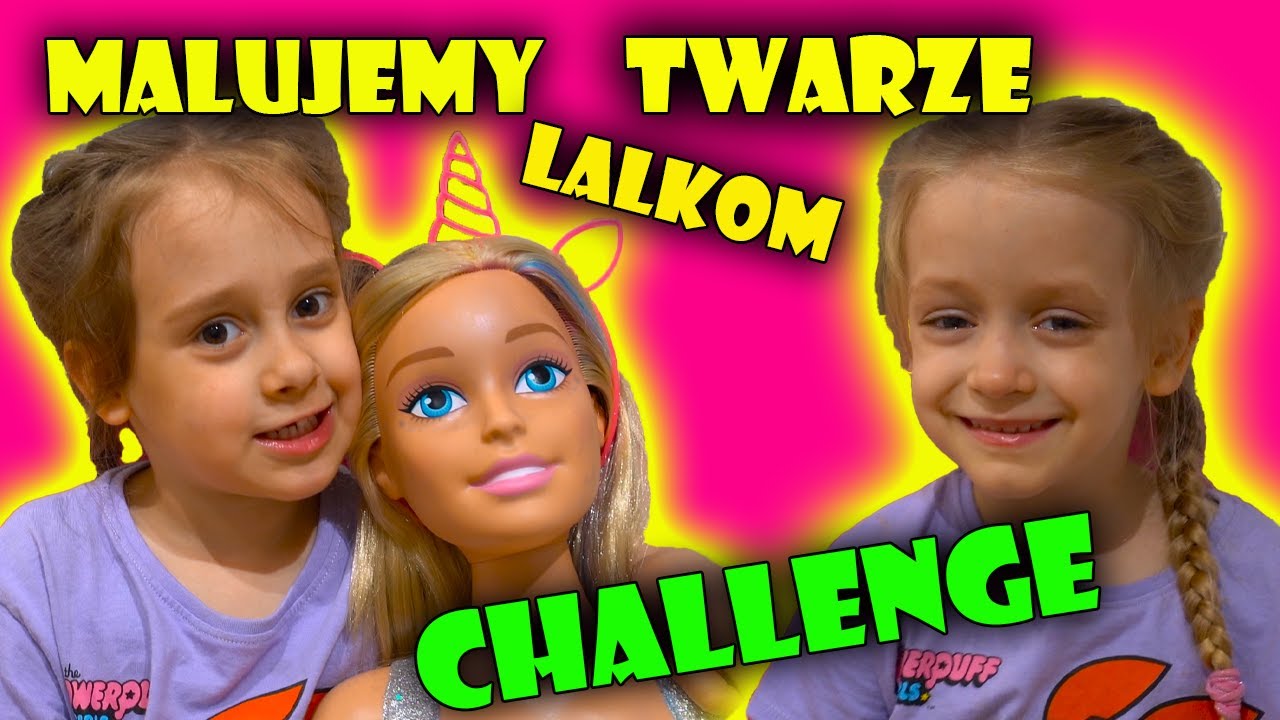 MALUJEMY TWARZE LALKOM CHALLENGE 🎁 GANG SWOJAKÓW ORAZ NELA I LILA TWINS STORY