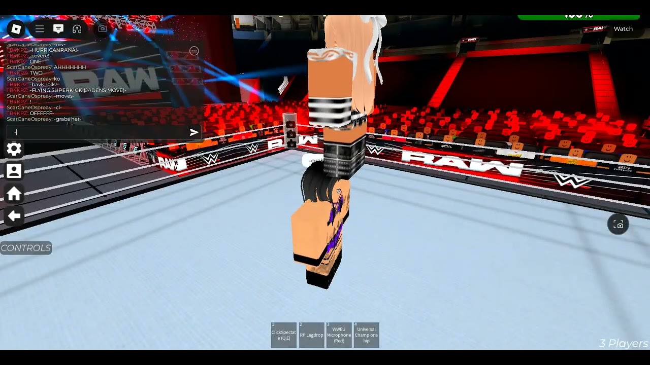 Rhea Ripley vs Liv Morgan (Roblox WWE Monday Night RAW 3/31/25)