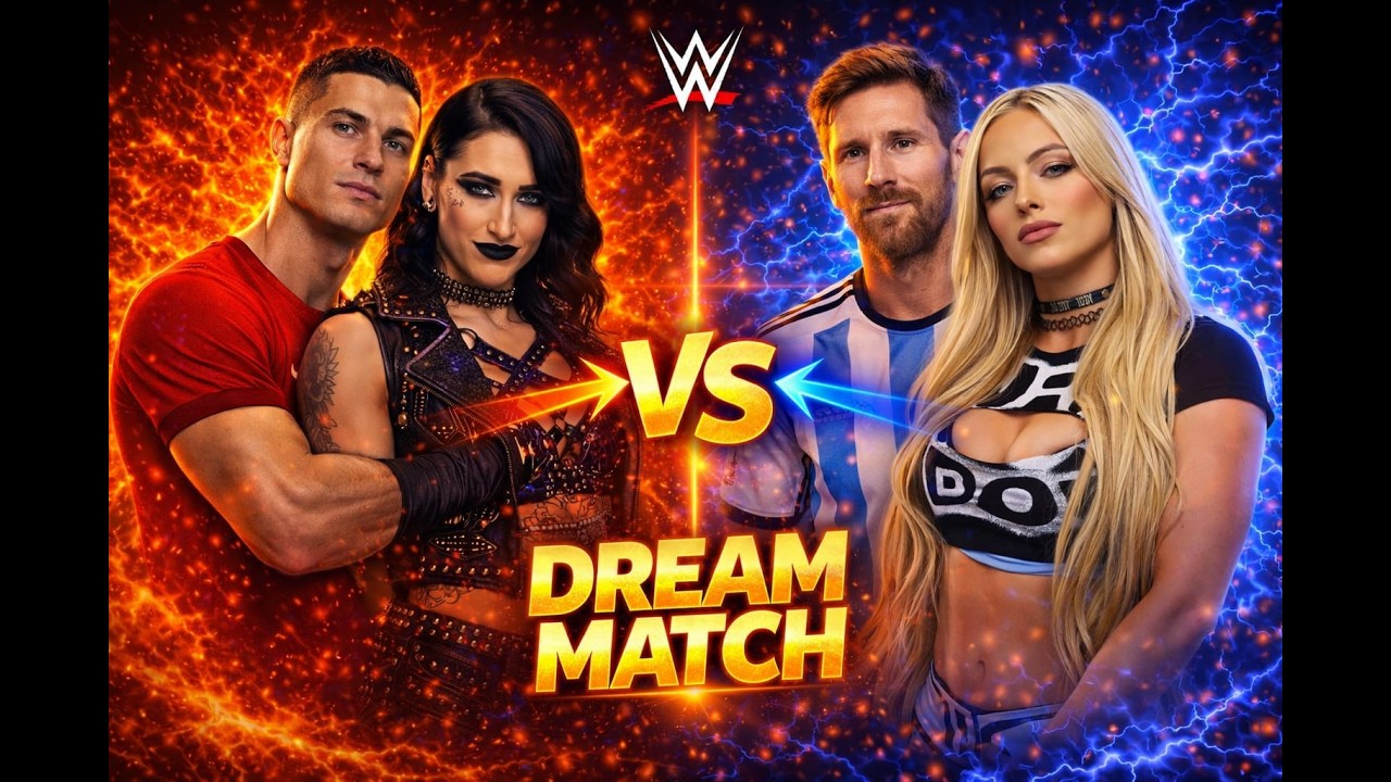 Ronaldo & Rhea VS Messi & Liv | Live Match #messi 4 #shortslive #CR7 #messi #shorts #shortsfeeds