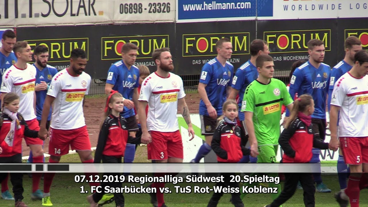1. FC Saarbr&uuml;cken vs. TuS Rot-Weiss Koblenz