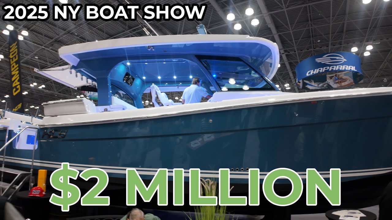 The Most Luxurious Boats at the 2025 New York Boat Show!