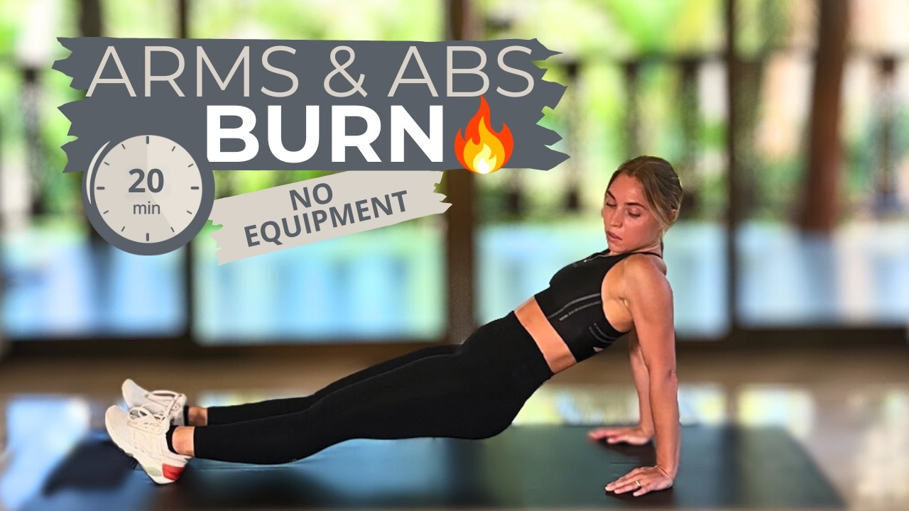 This 20-Min Arms + Abs Workout Hits Different 🔥