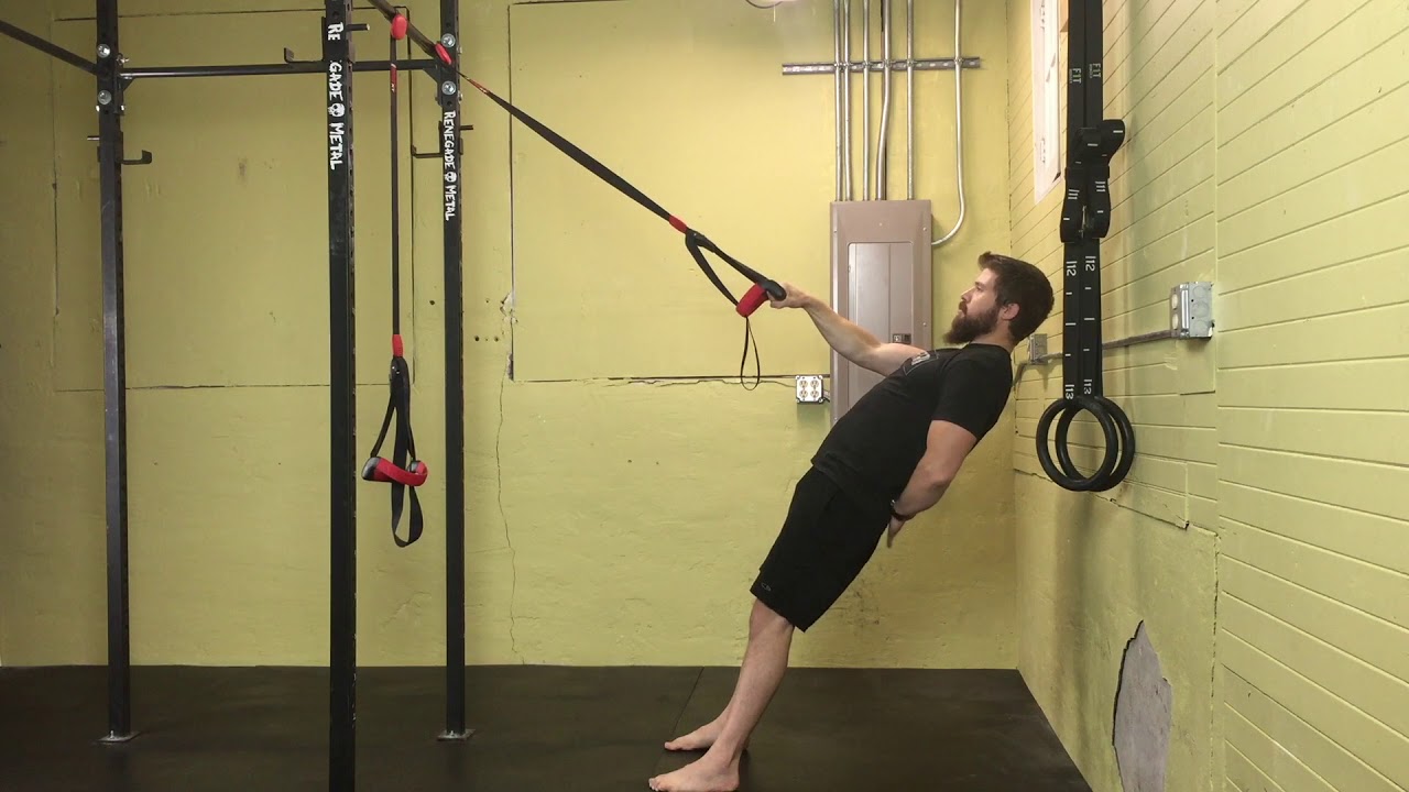 How to do a One Arm TRX Row