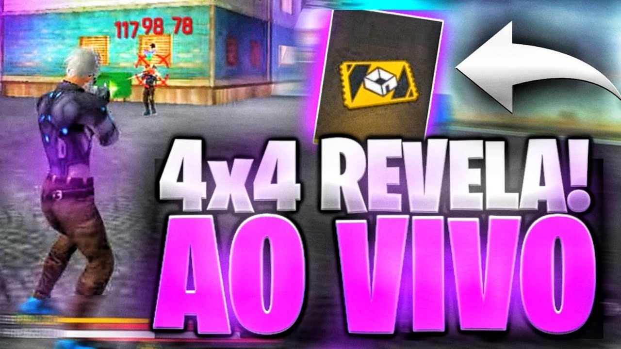 🛑LIVE ! AO VIVO 🛑🔥FREE FIRE🔥CAP REVELA, VEM SER REVELADO NO 4X4! #REVELANDO! META#350inscritos !+18