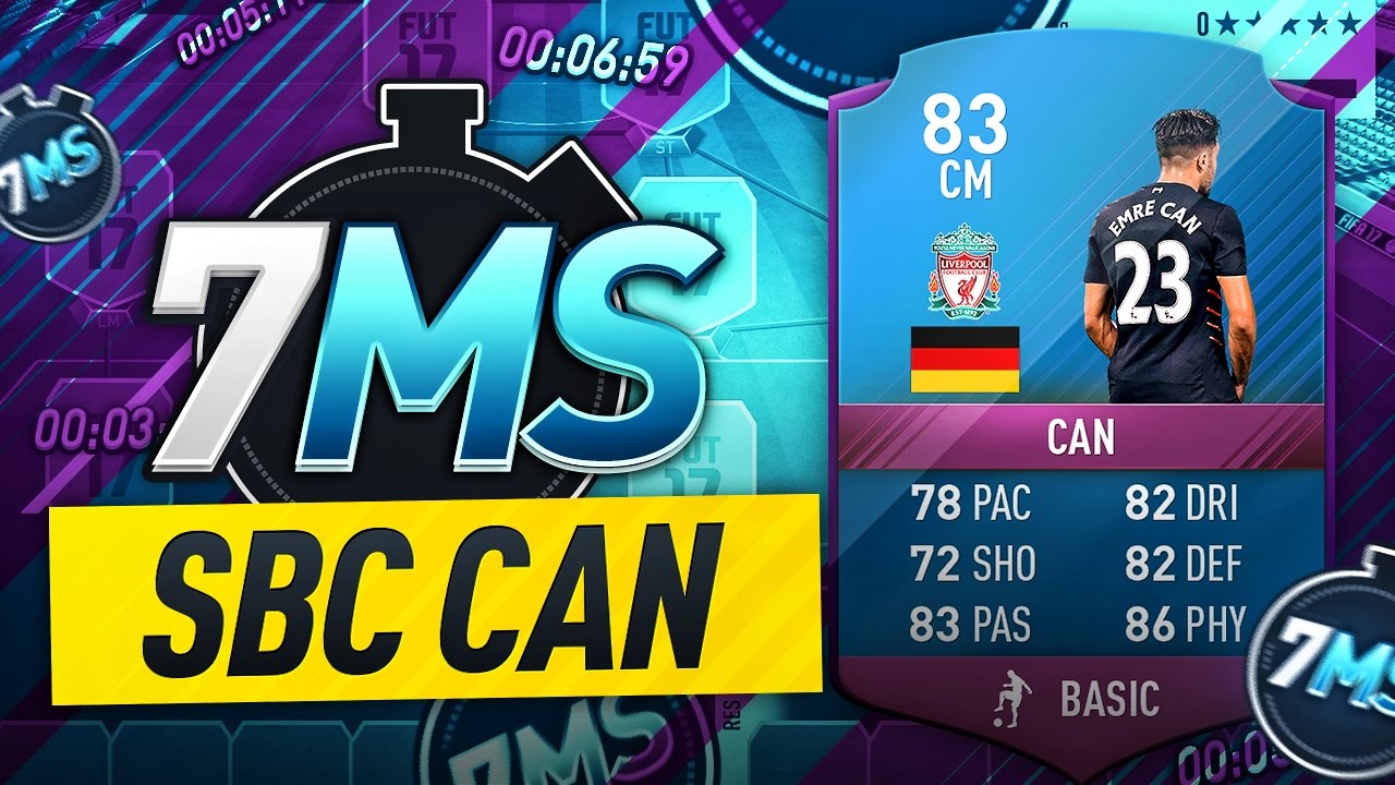 FIFA 17 - AWESOME SBC EMRE CAN 7 MINUTE SQUADS!!!