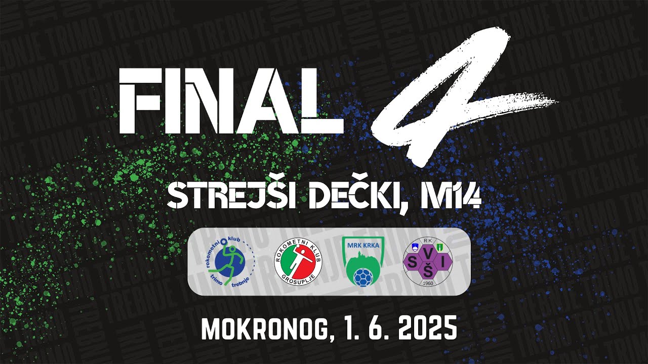 FINAL 4 - 2025, starejši dečki, M14, tekma za 3. mesto RK GROSUPLJE : MRK KRKA