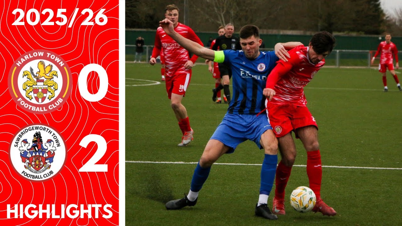 Sawbo Win First Derby In 73 Years | Harlow Town 0-2 Sawbridgeworth Town Highlights 