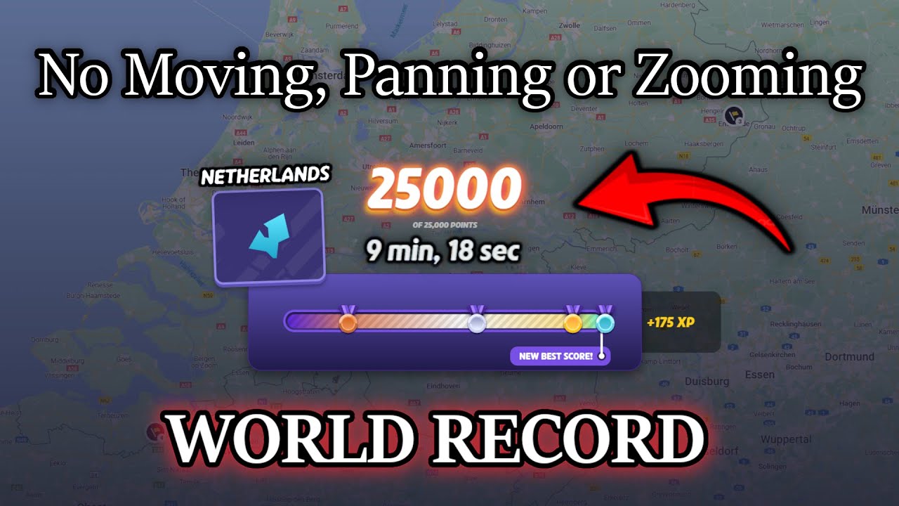 Geoguessr World Record Netherlands in NMPZ - 9:18 | ALL WR'S SECURED