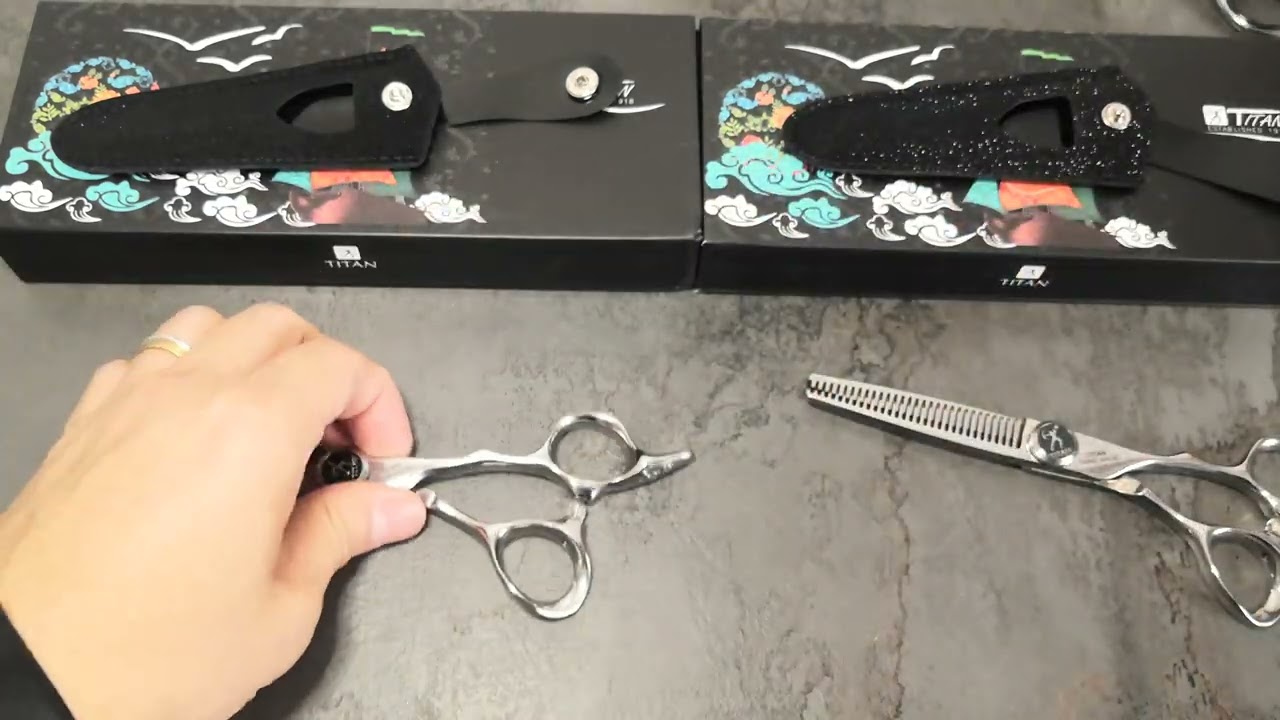TITAN 440C de Japón, tijeras profesionales